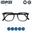 IZIPIZI (イジピジ) リーディンググラス #E ブラック 老眼鏡 3760222627207 シニアグラス おしゃれ
