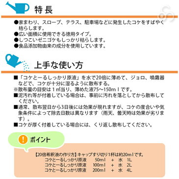コケとーるしっかり原液 200ml 4903471100735 【あす楽対応】
