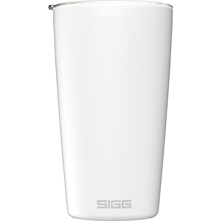 サンワショッピングの【エントリーで最大100%バック】 SIGG(シグ) ネッソカップ 0.4L 400ml 保温保冷 タンブラー ステンレス セラミック 二重構造 ホワイト グレーシャー シャイピンク ブラック 50334 50336 50338 30340｜アングル3