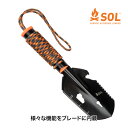SOL (エスオーエル) ストークショベル 14134 シャベル スコップ のこぎり 定規 ペグ抜き カッター ボトルオープナー 六角レンチ マルチツール キャンプ サバイバル ブッシュクラフト アウトドア 災害時 非常時(4)