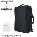 【P10倍】SQUALO WORKS(スクアーロ ワークス) 3WAY 紛失防止タグ MAMORIO搭載 トラッキング 3ウェイバッグ CORDURA コーデュラ メンズ 手提げ リュック ショルダー 肩掛け 置き忘れ ノートPC タブレット 盗難 スマホ blurtooth 追跡 おしゃれ プレゼント SW-TR002