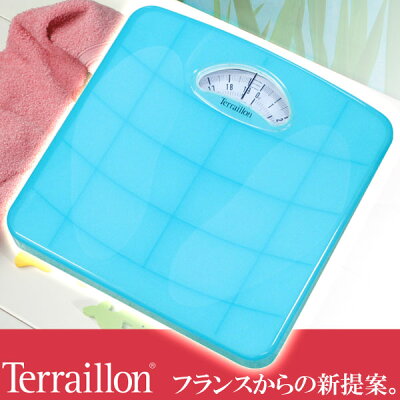 Terraillon(テライヨン)カラーシリーズCLASSIC体重計TW98アクアブルーTBS851BL