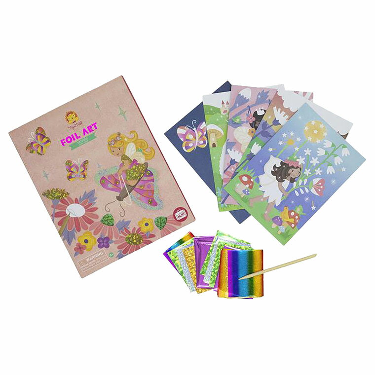 タイガートライブ Tiger Tribe ホイルアート フェアリー 6-0636 知育玩具 おもちゃ 知育 知育おもちゃ モンテッソーリ 2歳 3歳 4歳 5歳 6歳 小学生 男の子 女の子 プレゼント オススメ 誕生日プレゼント お絵描き 工作