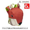 VAUDE(ファウデ) リュックサック Wusel (ウーセル) 6L リス りす デイパック バッグ 子ども用 キッズ 撥水 防汚 旅行 おでかけ キャンプ アウトドア ハイキング トレッキング エコ サステナブル サステナビリティ SDGs 持続可能性 ニュートラル VD14313