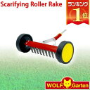 サッチ取り レーキ WOLF Garten(ウルフガルテン) マルチスターシリーズ ローラー式 芝生清掃レーキ DIY 花 ガーデニング 畑 家庭菜園 UR-M...