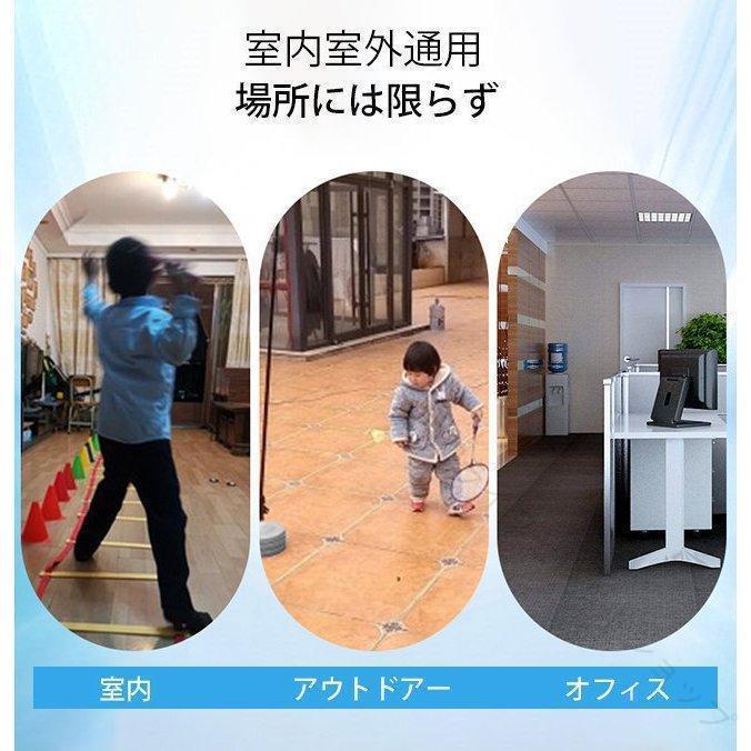 バドミントン 練習用 初心者 セット ラケット トレーニング 簡単組み立て 持ち運び...