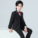 【送料無料】キッズ服 スーツセット 子供服 男の子服 上下セット フォーマル キッズスーツ 4点セット スーツセット 入学式 卒業式 男の子スーツ キ子供スーツ...