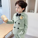 【送料無料】子供スーツ スーツセット 2色 ベビースーツ キッズ服 キッズスーツ 入学式 卒業式 男の子スーツ フォーマルスーツ 男の子服 2点セット 子供服 ...