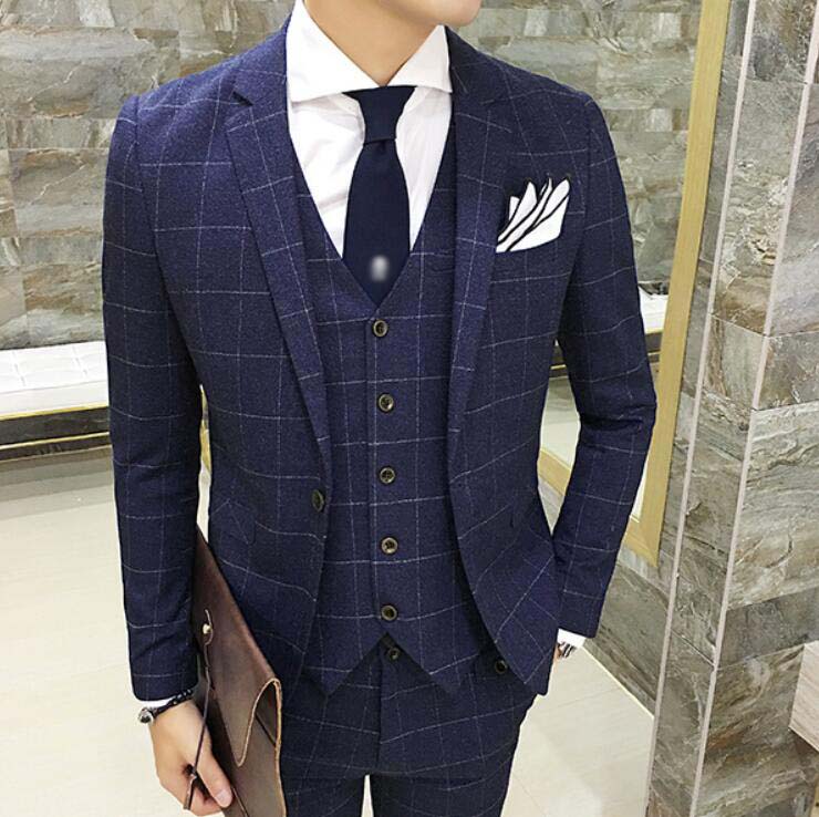 【送料無料】ビジネススーツ フォーマルスーツ 3ピース スーツセット 制服 スタイリッシュスーツ セットアップ スリーピース 卒業式 入学式 メンズスーツ 上下セット カジュアルスーツ ジャケット+ベスト+パンツ 司会 通勤 出張 大きいサイズ イギリス風 S/M/L/XL/2XL/3XL