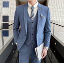 【送料無料】ビジネススーツ 紳士服 上下セット フォーマルスーツ スーツセット 卒業式 入学式 メンズスーツ スタイリッシュスーツ 男性 結婚式スーツ セットアップ カジュアルスーツ 2点セット ジャケット+パンツ 通勤 出張 二次会 司会 M/L/XL/2XL/3XL