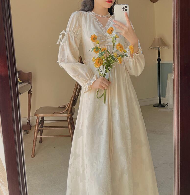 きれいめ 送料無料 パフスリーブ 長袖/半袖ワンピース ドレスロング丈ワンピース レディース 春秋夏 Aライン 通勤 入園式 卒業式 カジュアル シンプル お出かけ オフィス 刺繍 結婚式 パーティー ドレス エレガント 七五三 ママ 母親 花柄 20代30代 S M L XL