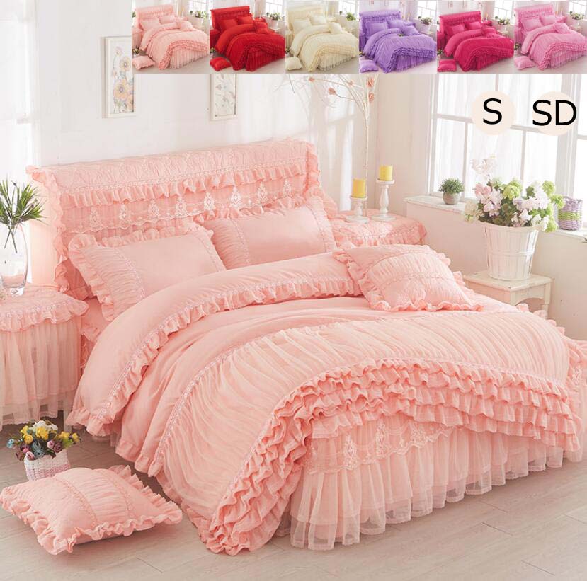 【送料無料】掛け布団カバーセット 姫系 布団カバーセット 掛ふとんカバー 掛け布団カバー 3点セット ..