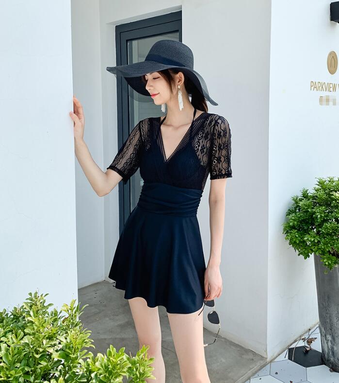 【送料無料】レディース 水着ワンピース 水着 みずぎ ワンピース パッド付き 女性 おしゃれ 小胸 ミズギ 体型カバー 美胸 韓国風 ビキニ ワイヤーあり フレアスカート ビーチウェア タンキニ 日焼け防止 ママ オシャレ 温泉 20代30代 M L XL XXL