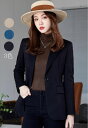 高級感★レディース エレガント 一つボダンジャケットスーツ★無地 結婚式 二次会 卒業式 30代 フォーマル 着痩せ OL 通勤 成人式 長袖コート カジュアル...