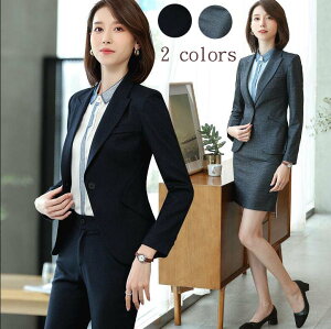 カジュアルスーツ 女性スーツ レディーススーツ 事務服 2点セット エレガント 卒業式 ジャケット+パンツ/スカート 通勤 フォーマルスーツ 韓国風 ビジネススーツ 通学 成人式 オフィス スーツ ママ 母 OL セレモニースーツ 20代 30代 40代 50代 60代 S-XXXXLバーゲン