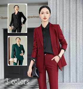 韓国風 ビジネススーツ オフィス セレモニースーツ 女性スーツ 2点セット ジャケット+パンツ フォーマルスーツ 簡潔 OL エレガント レディーススーツ 事務服 卒業式 カジュアルスーツ 成人式 品質良い スーツ ストレート 七五三 通勤 通学 ママ S-XXXL通販セール