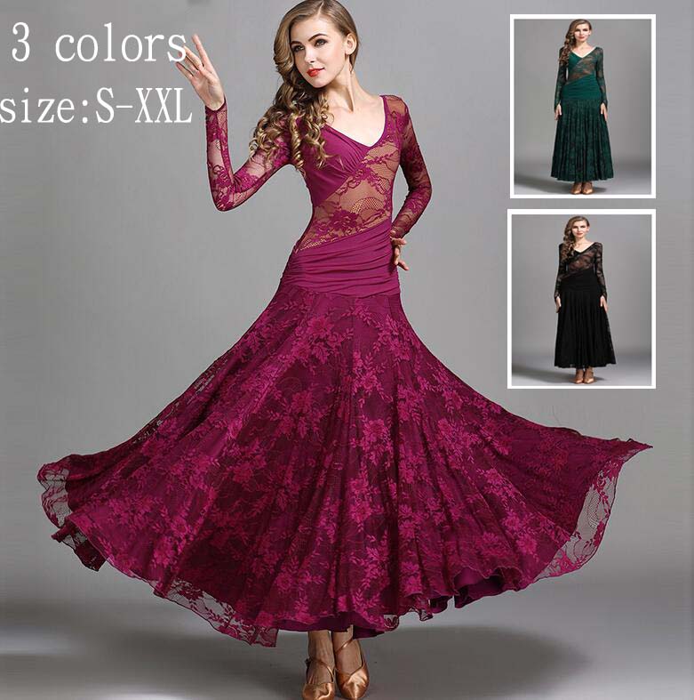 フラメンコ モダン衣装 レディース ダンドレス 社交ダンス 社交ダンス衣装 ワルツ 社交ダンスドレス ダンスウェア 競技用のドレス 練習着 スタンダードドレス 高品質 スレンダーモ ワンピース 着痩せ 大きい裾 ヴィーナス ゴージャス ステージ衣装 パーティー S-XXLのサムネイル