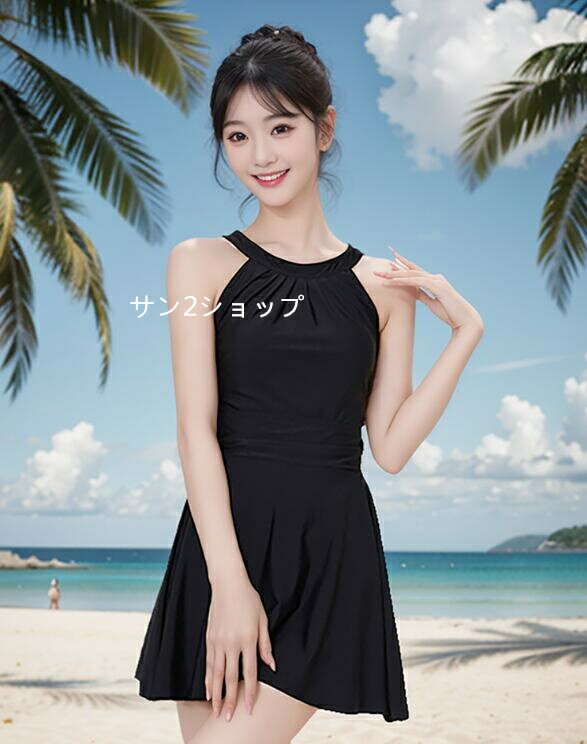【送料無料】レディース ミズギ 美胸 水着 韓国風 オールインワン おしゃれ みずぎ 小胸 タンキニ 少女 水着ワンピース ワイヤーなし 体型カバー ワンピース パッド付き ビーチウェア 女性 かわいい フレアスカート スイミング ビキニ 20代30代 日焼け防止 S-XL