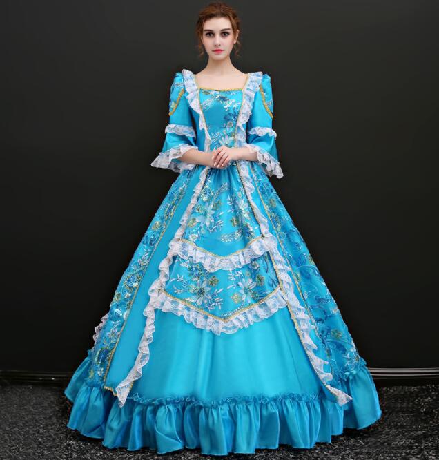 プリンセスライン 学園祭 華やか 演奏会 ジュリエット 舞踏会 ワンピース 貴婦人 中世貴族風 ドレス パーティードレス 貴族ドレス お姫様ドレス 宮廷 礼服 ロングドレス ステージ 舞台 王族服 司会 ヨーロッパ風 ハロウィン 女王様ドレス 演出服 演劇 オペラ声楽 撮影 文化祭