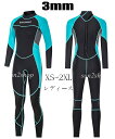 【送料無料】3MM ウェットスーツ レディース フルスーツ バックジップ ダイビング 女性 連体水着 おしゃれ 防寒保温 バシュノーケリング ダイビングスーツ サーフィン マリンスポーツ セミドライ プロ ダイバー 海底探険 鑑賞魚 水仕事 潜水服 速乾 ミズギ オールインワン