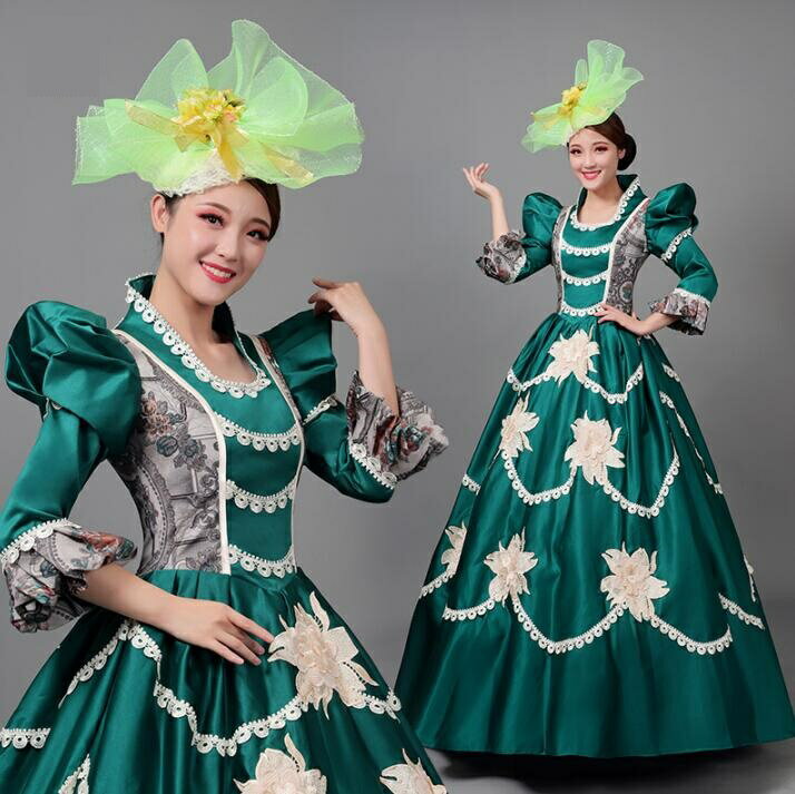 お姫様ドレス 宮廷 ロングドレス 舞踏会 ステージ 舞台 演出服 ジュリエット 文化祭 ハロウィン 演劇 オペラ声楽 撮影 ワンピース貴婦人 王族服 司会 演奏会 プリンセスライン学園祭 パーティードレス 礼服 ヨーロッパ風 中世貴族風 フレア袖 女王様ドレス 貴族ドレス 華やか