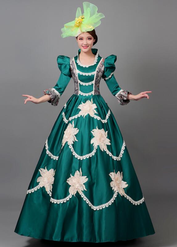 お姫様ドレス 宮廷 ロングドレス 舞踏会 ステージ 舞台 演出服 ジュリエット 文化祭 ハロウィン 演劇 オペラ声楽 撮影 ワンピース貴婦人 王族服 司会 演奏会 プリンセスライン学園祭 パーティードレス 礼服 ヨーロッパ風 中世貴族風 フレア袖 女王様ドレス 貴族ドレス 華やか