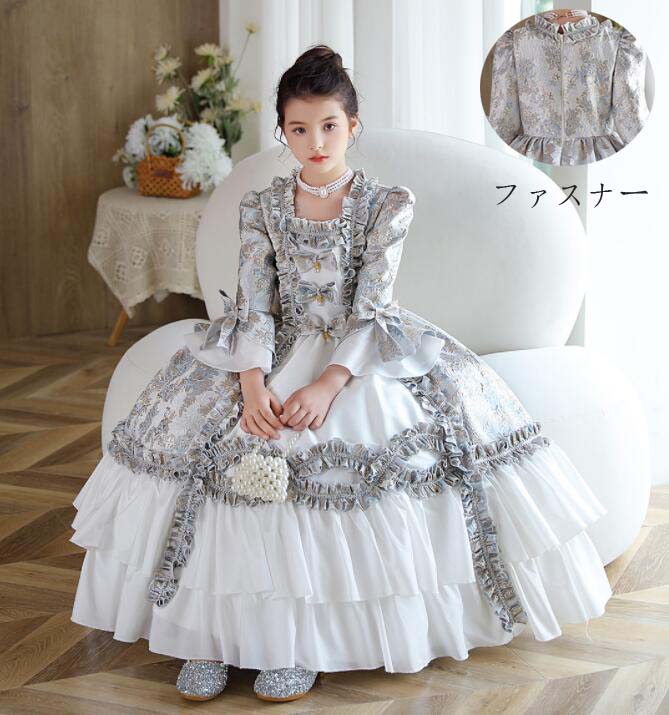 お姫様 宮廷 ロングドレス 舞踏会 ステージ衣装 舞台 演出服 ジュリエット 文化祭 ハロウィン 演劇 オペラ声楽 撮影 ワンピース 王族服 ジュニア 女の子 キッズドレス 子供服 演奏会 プリンセスライン 学園祭 パーティードレス ヨーロッパ風 中世貴族風 貴族ドレス 華やか