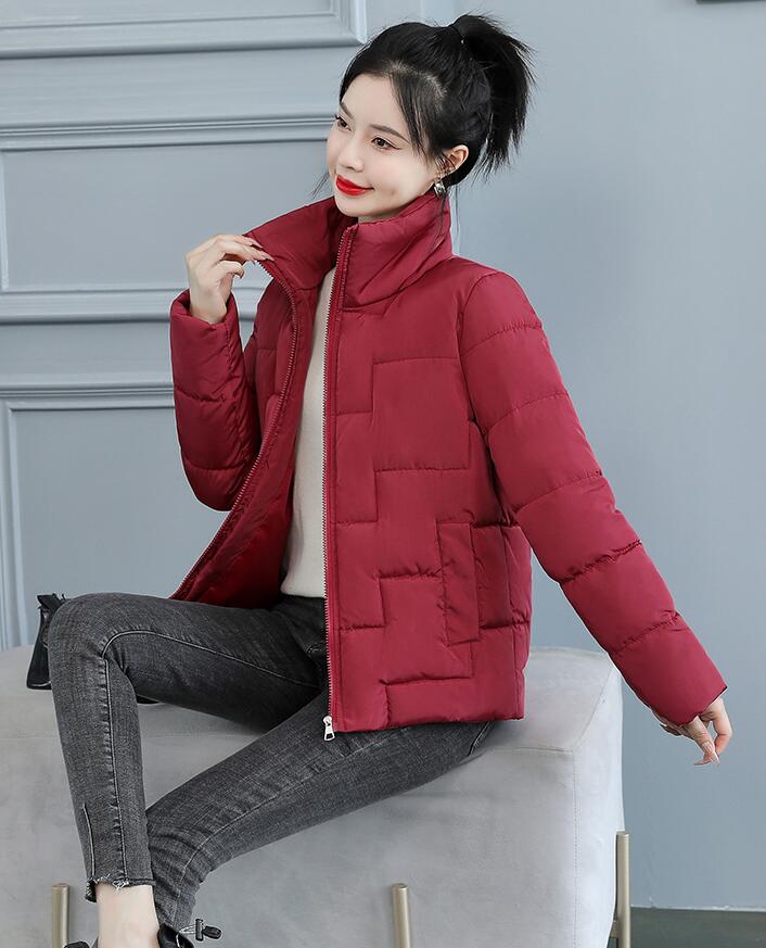 中綿コート シンプル ブルゾン 防寒着 ダウンコート 大人 厚手 体型カバー コート ダウンジャケット 冬服 ショート丈 女性用 アウター レディース 中綿ジャケット 韓国風 きれいめ あったか 着痩せ 綿入り 通勤 OL 大きいサイズ 20代 30代 40代 M-2XL