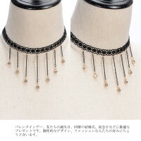 レトロ風チョーカーレースネックレスレース首輪レディース