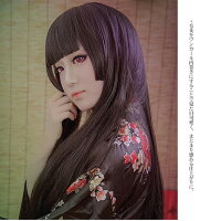 【送料無料】3カラー2サイズウィッグ姫髪フルウィッグ内巻きロングストレートウィッグぱっつんシースルーバング小顔医療用ウィッグセミロングミディアムロングエクステ結婚式ライブハロウィンコスプレパーティーイベント原宿仮装姫髪ウィッグ