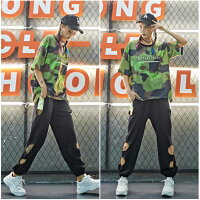 ダンス衣装ダンス衣装ダンスパンツロングパンツ切り抜きセクシーラインゆったりレディースパンツジャージHIPHOPダンスステージ衣装ペアダンス練習着ダンス衣装ダンスウェアボーイファッションコスチューム文化祭送料無料●4582●