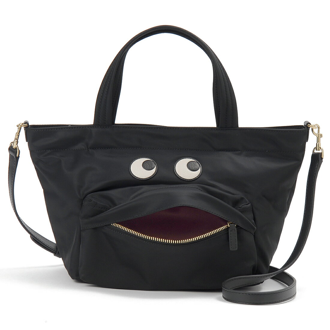楽天s-selectポイント10倍セール ANYA HINDMARCH アニヤハインドマーチ トートバッグ レディース ブラック 5050925193511 EYES