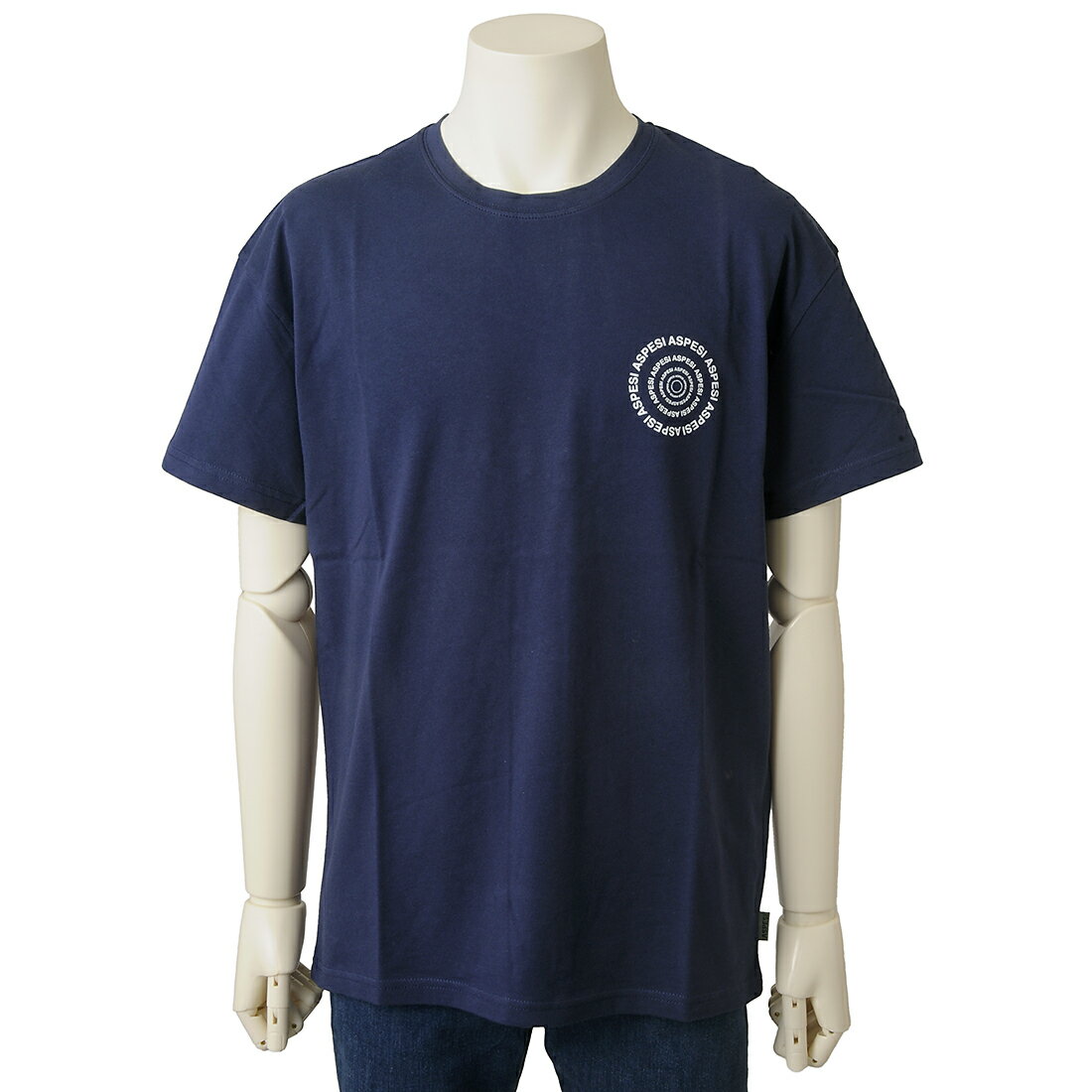 Tシャツ・カットソー ASPESI Men T-shirt Blue M1493371 01098 asp1mts01-nv.jpg