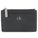 CALVIN KLEIN JEANS カルバンクラインジーンズ カードケース レディース ブラック K60K612946 BEH CARDHOLDER W/ZIP_TEX