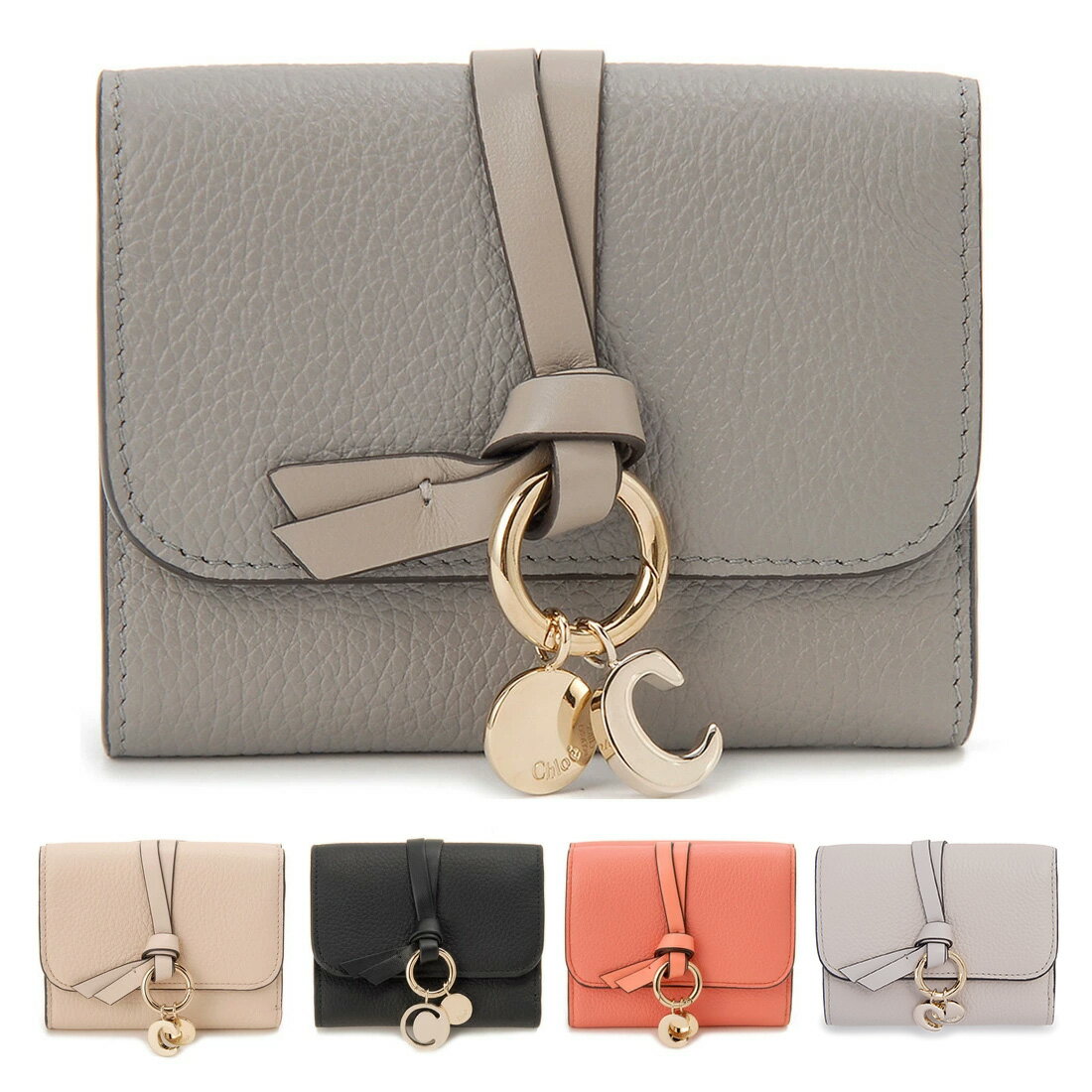 ポイント5倍セール Chloe クロエ 三つ折り財布 レディース CHC21WP945 F57 AL