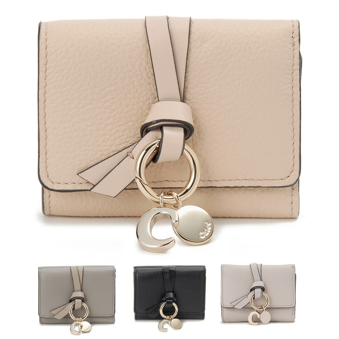 ポイント5倍セール Chloe クロエ 三つ折り財布 レディース CHC21WP946 F57 AL