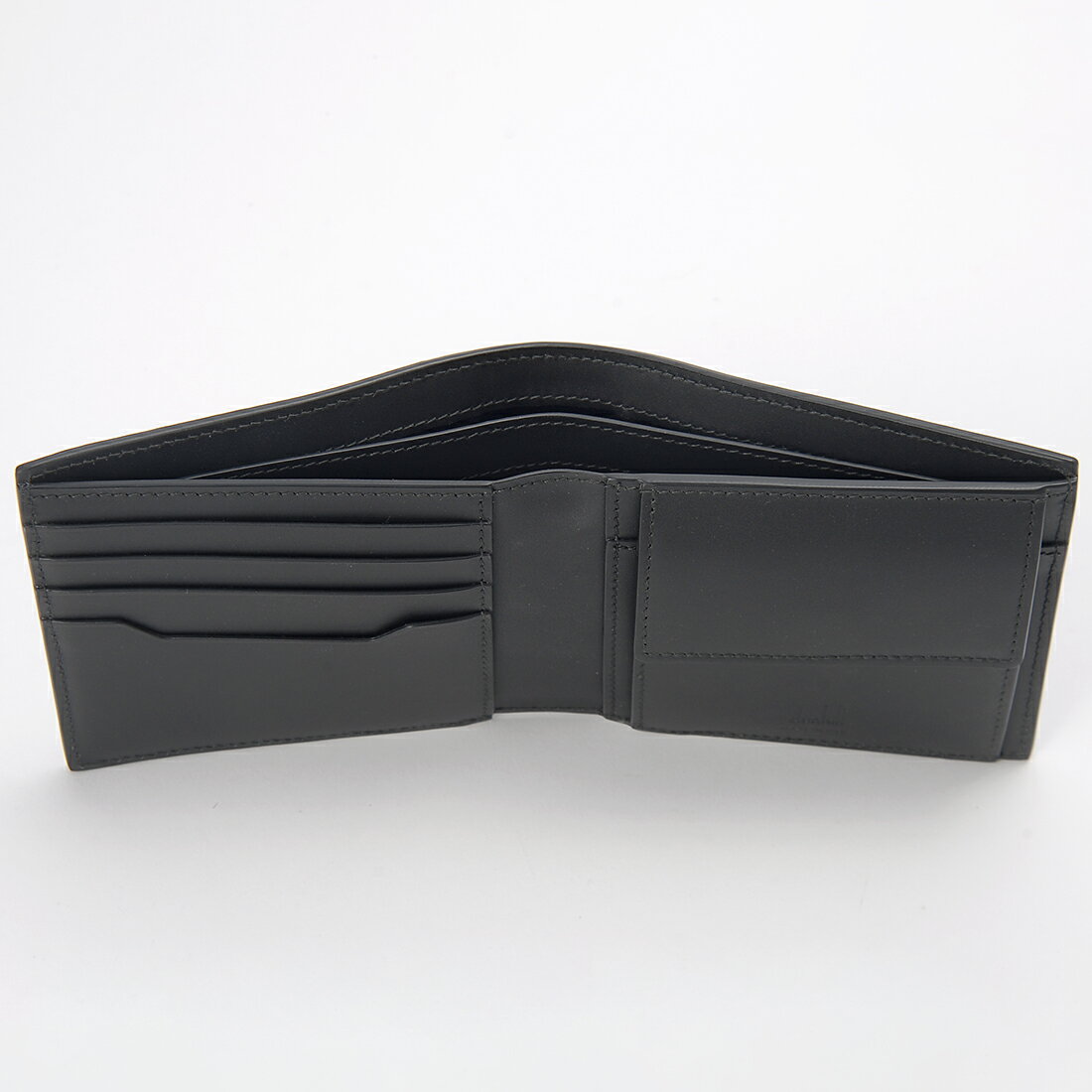dunhill ダンヒル 二つ折り財布 メンズ ブラック DU23R2507GN-001 1893HARNESS