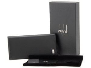 【ブラックフライデー】 ダンヒル dunhill 財布 長財布 サイドカー ブラック コートウォレット QD1010A メンズ P10SP