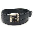 ゴールデンウィークセール ポイント5倍 FENDI フェンディ ベルト レディース レザー ブラック 8C0648 ASUP F0KUR