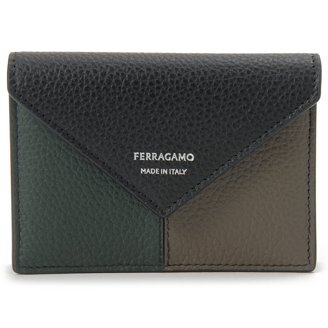 フェラガモ 定期入れ（メンズ） Ferragamo フェラガモ カードケース メンズ 66 1682 785633 FERRAGAMO COLOR BLOCK