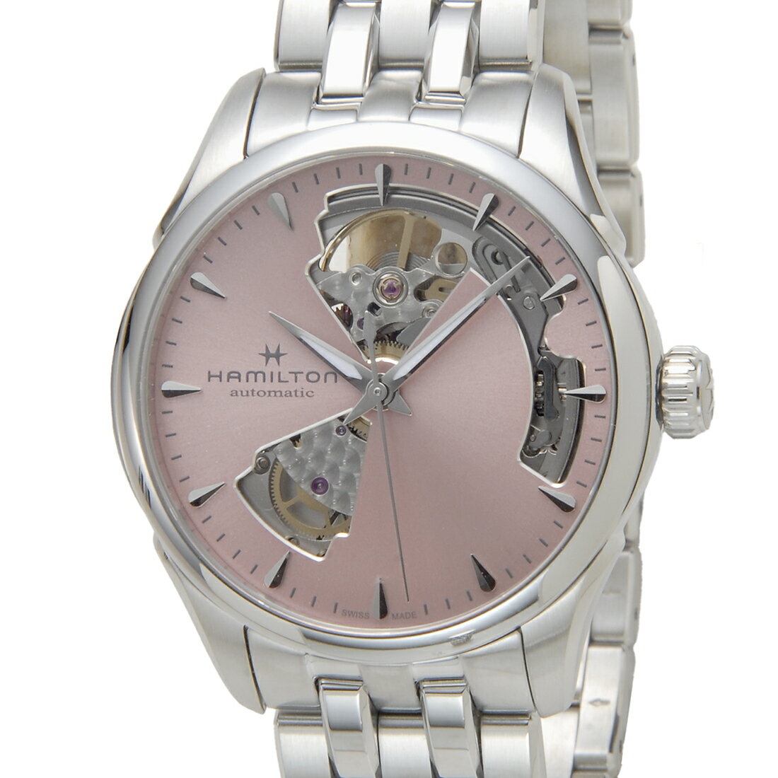 お買い物マラソン HAMILTON ハミルトン ジャズマスター レディース 腕時計 H32215170 オープンハート