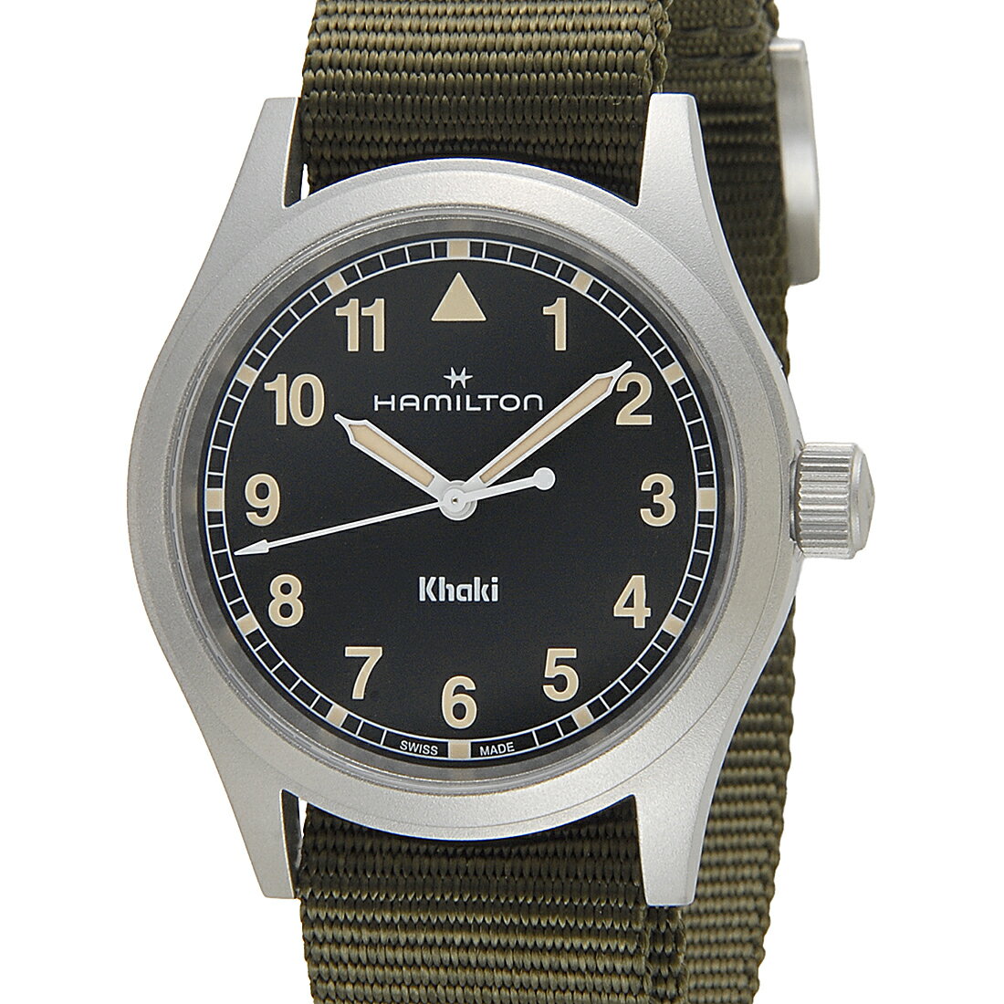 お買い物マラソン ハミルトン HAMILTON カーキ フィールド メンズ H69401930 38mm