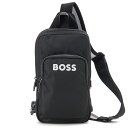 超得P10 ポイント10倍セール HUGO BOSS ヒューゴボス ボディバッグ メンズ ブラック 50548221 001 ワンショルダー