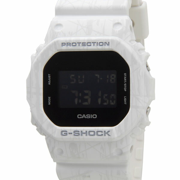 カシオ CASIO Gショック DW-5600SL-7DR G-SHOCK スラッシュ パターン シリーズ ホワイトのサムネイル