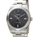 ロレックス ROLEX オイスターパーペチュアル 114300 DRH ダークロジウム メンズ 腕時計 新品 当店5年保証