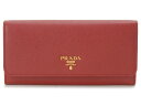 プラダ 長財布 レディース プラダ PRADA 長財布 1MH132-QWA-F068Z SAFFIANO レッド パスケース付き 財布