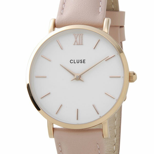 クルース レディース腕時計 CLUSE CL30001 ミニュイ 33mm ローズゴールド×ピンク 新品