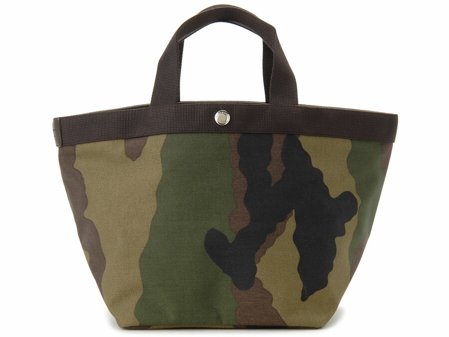 エルベシャプリエ トートバッグ Herve Chapelier 707W 4969 コーデュラナイロン 舟型トートM カモフラージュ レディース 新品のサムネイル