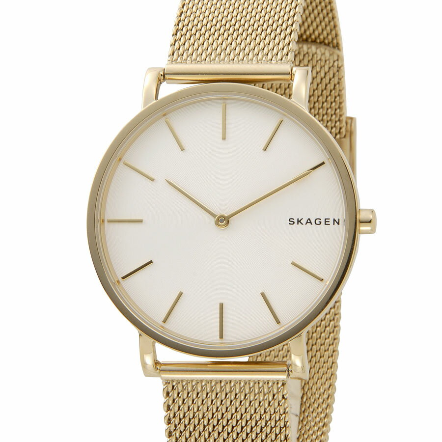 腕時計 メンズ(中学生・高校生) スカーゲン SKAGEN 腕時計 SKW6443 HAGEN ハーゲン スチール・メッシュ ホワイト×イエローゴールド メンズ 時計 新品 送料無料