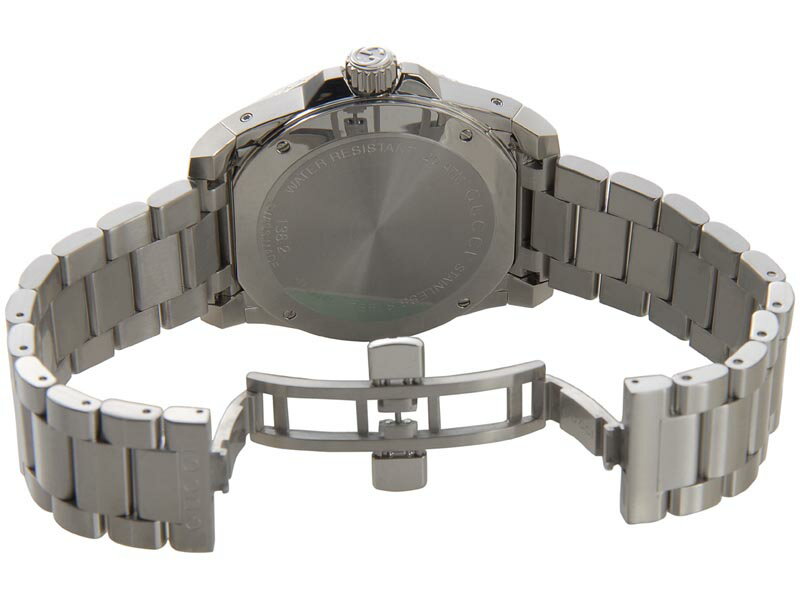 グッチ GUCCI 時計 YA136208 Swiss Dive ダイブ ブラック メンズ 腕時計 送料無料